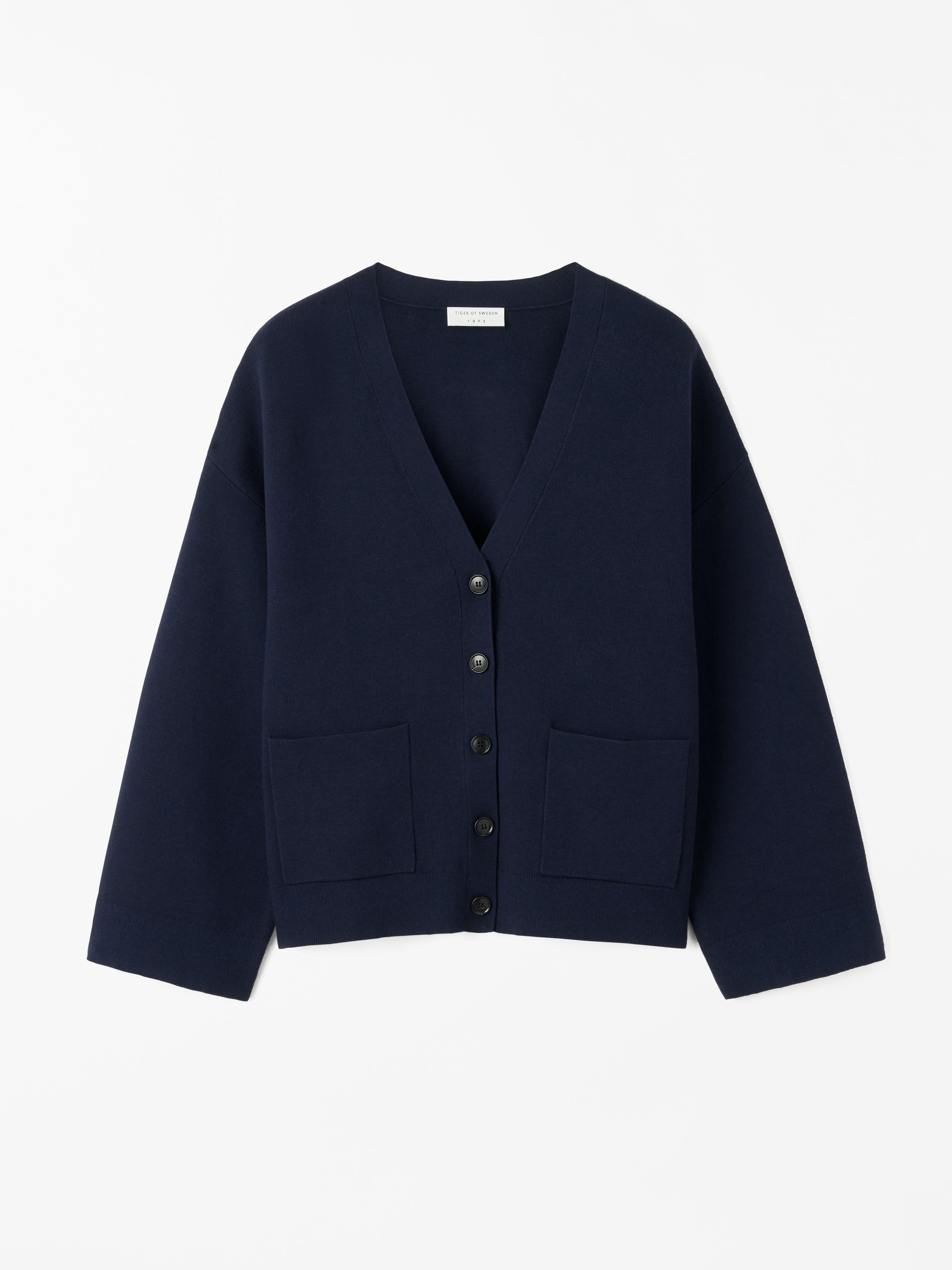 Dark blue cardigan